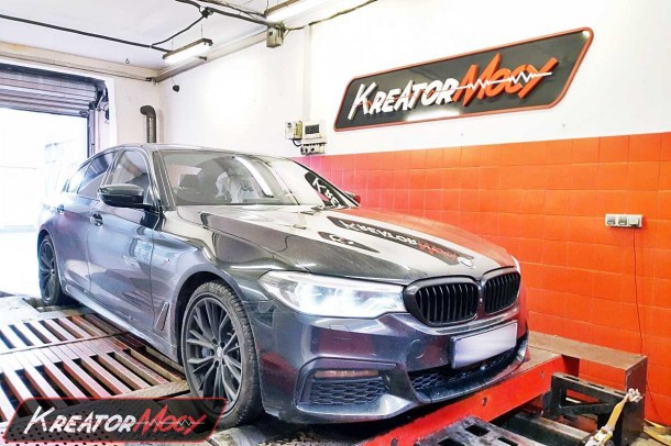 Chiptuning BMW G30 540d 3.0d 320 KM 235 kW Kreator Mocy
