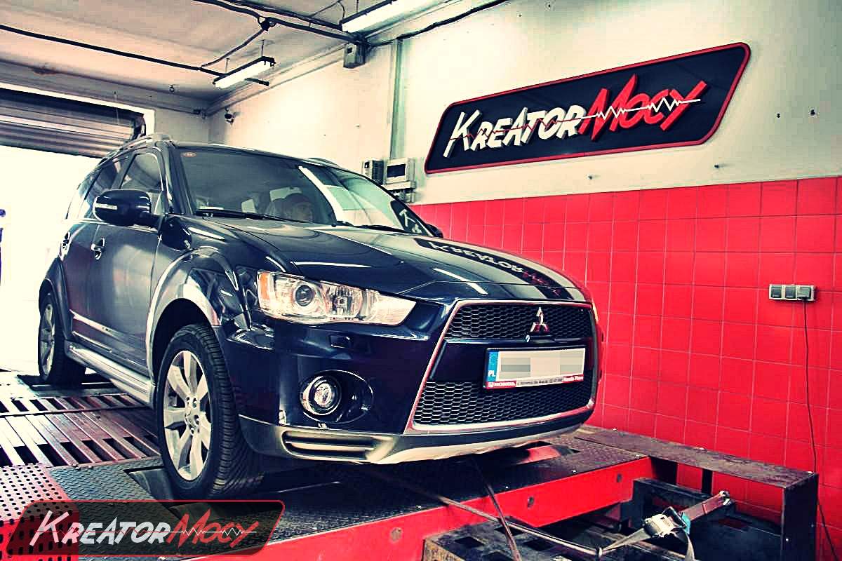 Chip Tuning Mitsubishi Outlander 2.0 DID 140 KM | Kreator Mocy