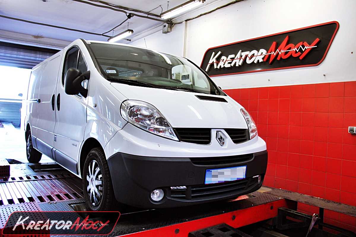 Chip tuning Renault Trafic 2.0 DCI 115 KM Kreator Mocy
